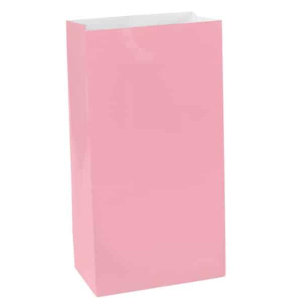 Vaaleanpunaiset paperipussit