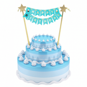 Happy birthday kakkuviiri sininen