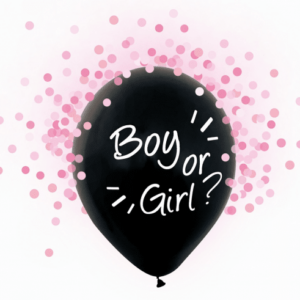 Boy or girl pieni lateksipallo tytölle